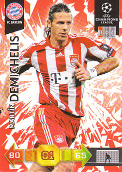 Martin Demichelis Bayern Munchen 2010/11 Panini Adrenalyn XL CL #41